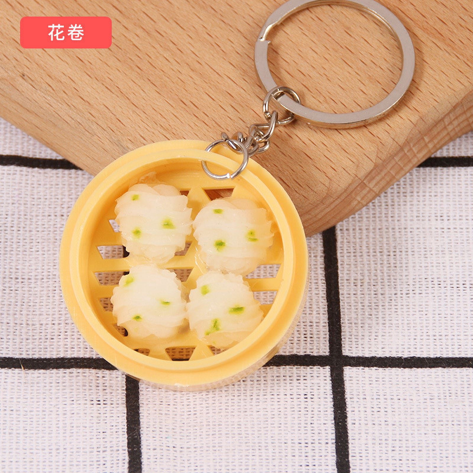 Foodtech Keychain Newce Creative Simulation Food Keychain Pendant Mini Steamer Steamed ...