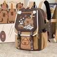 Newce Schoolbag Girls Cute Capybara Backpack Junior High School Student