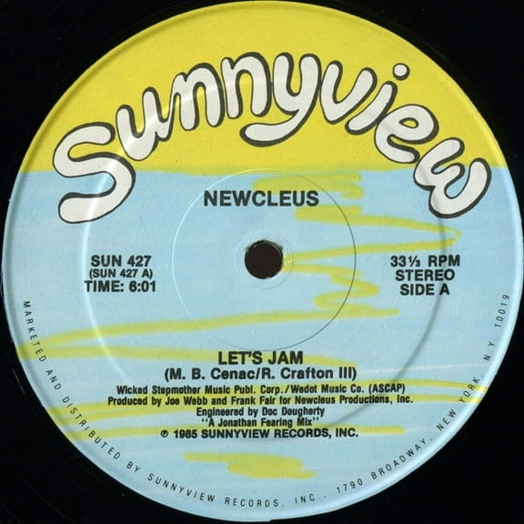 Newcleus Let's Jam (7" Vinyl Single)