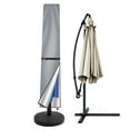 thumbnail image 1 of Neween Patio Umbrella Cover 420D Oxford Fabric Patio Market Umbrella Covers Waterproof with Zip for 6'-9' Offset Umbrella Garden Outdoor Umbrella (Gray), 1 of 11