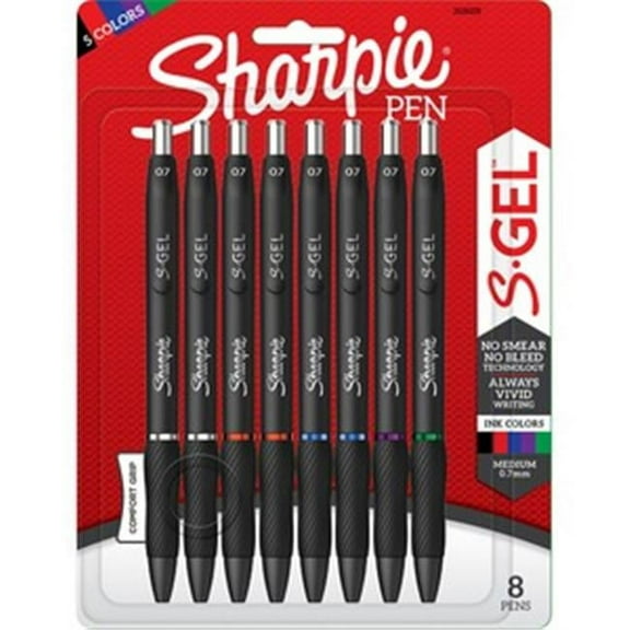 Newell Brands  7 mm Sharpie S-Gel Pens - Pack of 8