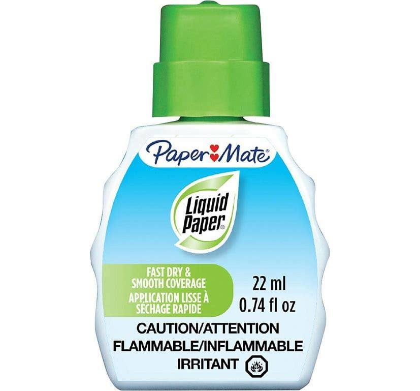 Paper Mate Fast Drying Liquid Paper, 22ml bottle