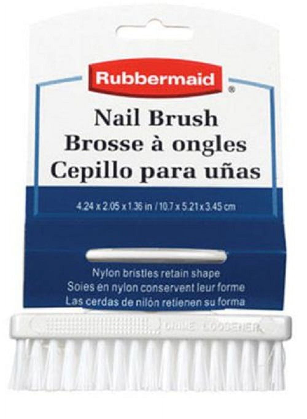 Rubbermaid G11112 Hand And Nail Brush, 41/4" x 13/8"