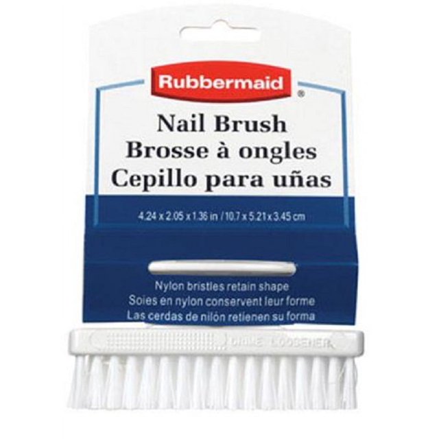 Rubbermaid G11112 Hand And Nail Brush, 41/4" x 13/8"