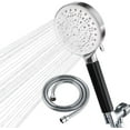 thumbnail image 1 of Newentor Shower Head, High Pressure 6 Spray Modes Handheld Shower Head, with 59" Hose and Bracket, 1 of 6