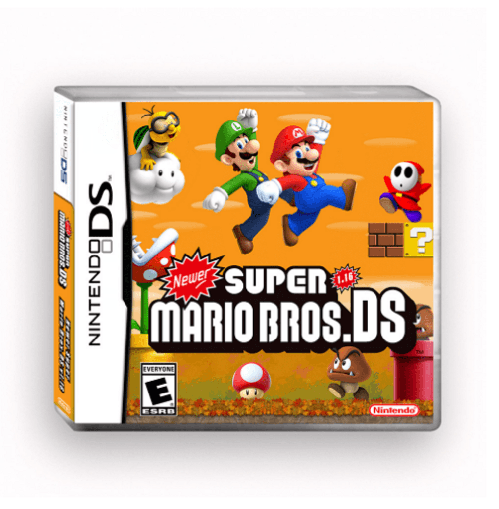 Newer Super Mario Bros.DS v1.16 Games Cartridges for NDS NDSL 3DS DSI