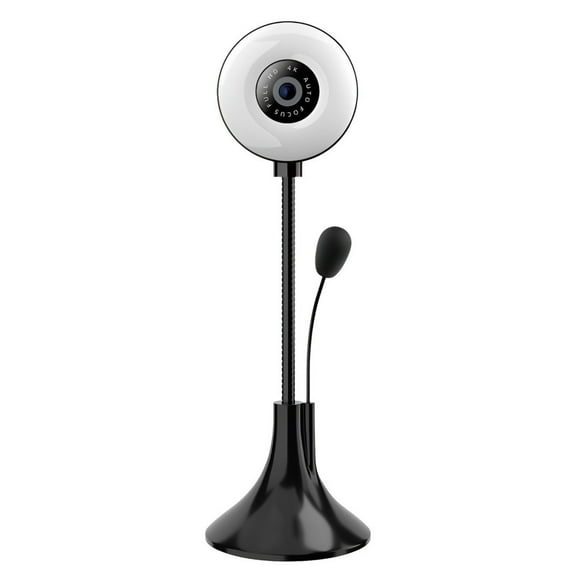 Newest 1080P Webcam with Stand, Webcam with Light Beauty Auto Focus, USB Computer Camera