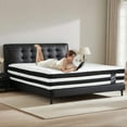 thumbnail image 1 of Newest 12 Inch TWIN Size Hybrid Mattress Individual Pocket Spring Oeko-Tex 100 Breathable Memory Foam Knitted Cover CertiPUR-US, 1 of 9