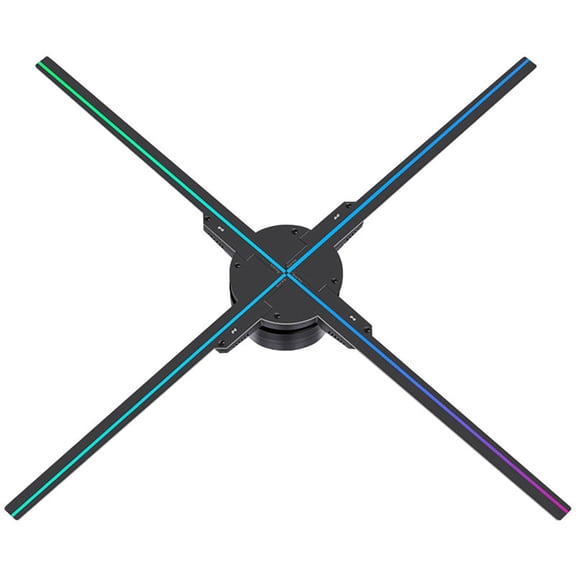 3D Holographic Projection Fan for Shopping Mall Advertising Display WiFi Smartphone Cloud Control Hologram LED Screen