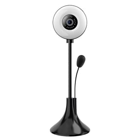 Newest 480P Webcam with Stand, Webcam with Light Beauty Auto Focus, USB Computer Camera