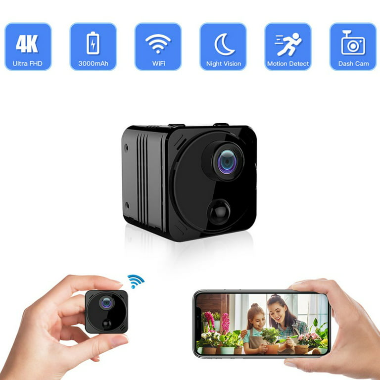4K FHD Mini Camera - Wireless Night Vision Camera