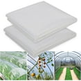 thumbnail image 1 of Newest 6 Mil Greenhouse Film  Plastic Sheeting, Green House Plastic Covering Polyethylene Film for Farms Garden Plants (6.5' x 6.5' - 2 PCS), 1 of 6