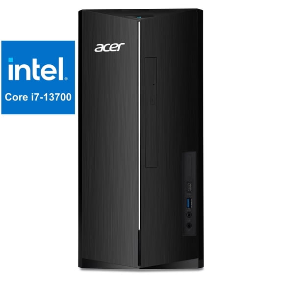 Newest Acer Aspire TC-1780-UA93 Desktop,13th Gen Intel Core i7-13700 16-Core Processor,8GB RAM,512GB NVMe SSD,Wi-Fi,Bluetooth,Windows 11 Pro,Black