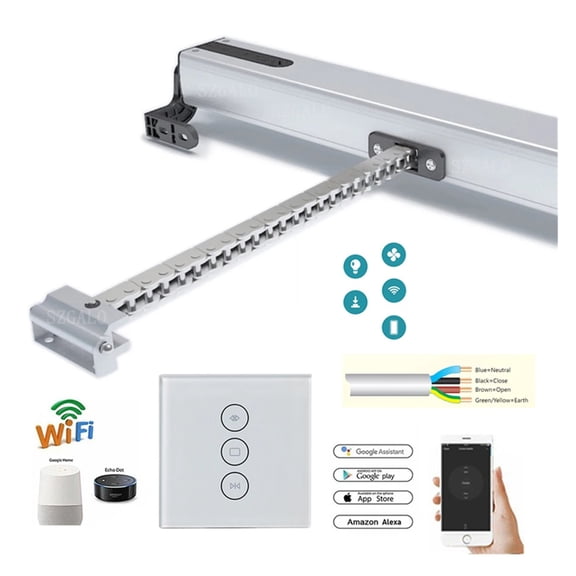 Newest Adjustable Length 100~400mm Chain Automatic Window Opener With & Remote Control Optional