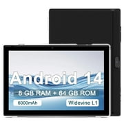 新品未開封タブレット　Android14、8(4+4拡張)GB RAM、64GB Amazon.com : Android 14 Tablet, 10 inch Tablets with Case, 8GB RAM