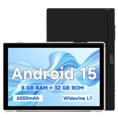 Newest Android 14 Tablet 10 inch, 8GB RAM 64GB ROM & 1TB Expandable Tablets, Quad-core 1.8Ghz Processer, 1280x800 IPS HD Touch Screen Tablet PC, 2.4G/5G Wifi6 BT 5.0, 8MP Dual Camera, 6000mAh Battery
