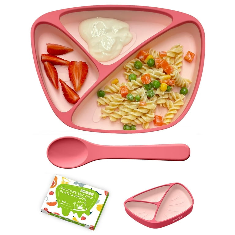 Newest Baby Suction Plates for Toddler, Food Grade Platinum