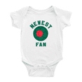 thumbnail image 1 of Newest Bangladesh National Soccer Team Fan Baby Rompers Bodysuit (White, 0-3 Months), 1 of 5