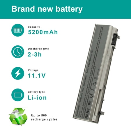 Newest Battery For DELL Latitude E6400 E6500 E6410 E6510 PT434 PT437 KY265 W1193