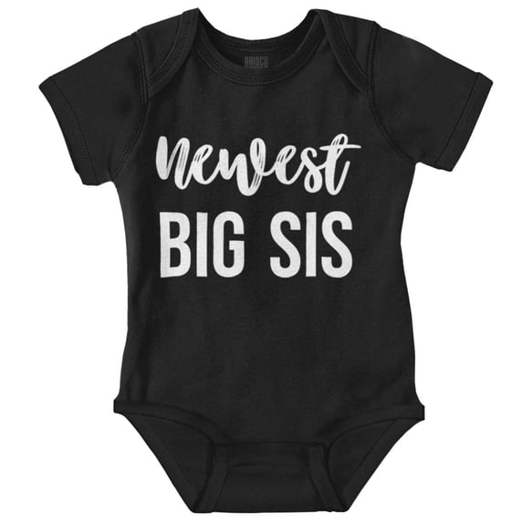 Newest Big Sis Sisters Older Sibling Bodysuit Jumper Girls Infant Baby Brisco Brands 6M