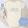 thumbnail image 1 of Our Newest Carry On Onesie, Baby Announcement Bodysuit, Airplane Travel Theme Baby Shirt, Gender Neutral Onesie Cute Baby Onesie, BABY BODYSUIT LAT 4424, 1 of 3