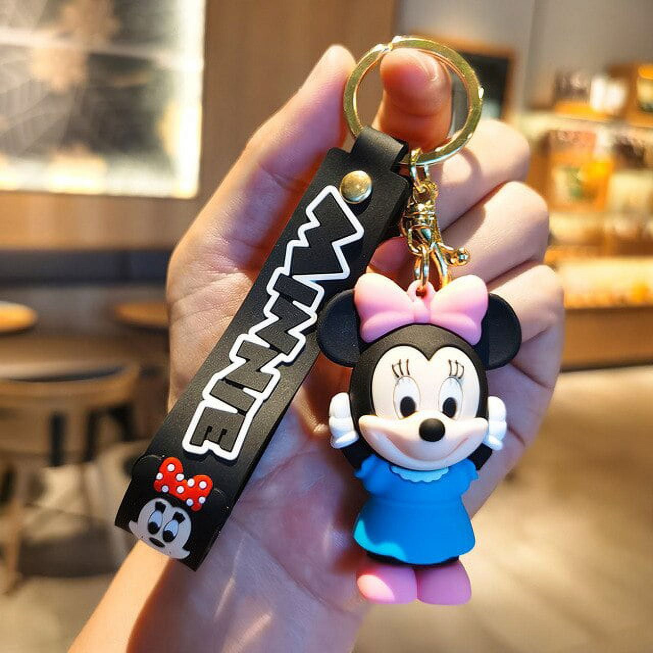 Newest Cartoon Disney Mickey Mouse Minnie Keychains Cute Pendant Keyring Bag Ornament Key Chain Gifts For Children Walmart