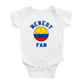 thumbnail image 1 of Newest Colombia National Soccer Team Fan Baby Rompers (White, 0-3 Months), 1 of 5
