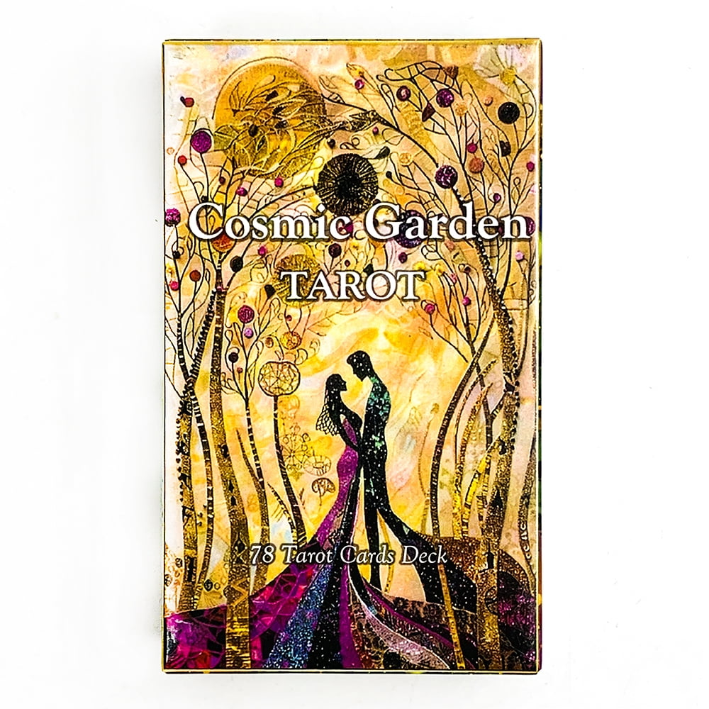 Newest Cosmic Garden Tarot Deck Tarot Cards Fortune Telling Game Card Divination Fate Party Oracle Board Game Family Party Game