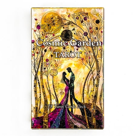 Newest Cosmic Garden Tarot Deck Tarot Cards Fortune Telling Game Card Divination Fate Party Oracle Board Game Family Party Game