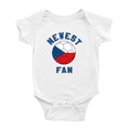 thumbnail image 1 of Newest Czech National Soccer Team Fan Baby Jumpsuits Newborn Clothes (White, 12-18 Months), 1 of 5