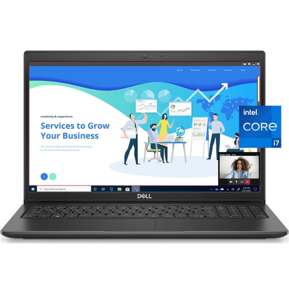 Newest Dell Business Laptop Latitude 3520, 15.6" FHD IPS Backlit Display, i7-1165G7, 16GB RAM, 512GB SSD, Webcam, WiFi 6, USB-C, HDMI, Windows 10 Pro