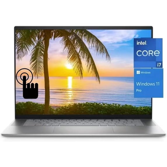 Newest Dell Inspiron 16 Business Laptop 16" FHD Touchscreen Display ,Intel Core i7-1255U,NVIDIA GeForce MX570,64GB RAM,1TB SSD,WiFi,Bluetooth 5.2,Windows 11 Pro, Platinum Silver