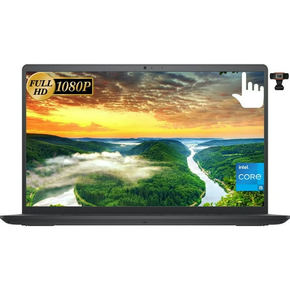 Newest Dell Inspiron 3511 Laptop, 15.6 Inch Touchscreen Display, Intel Core i5-1035G1 Processor, 128GB RAM, 8TB SSD, Intel UHD Graphics, Bluetooth, Windows 11 Home S Mode, Black, Cefesfy Accessories