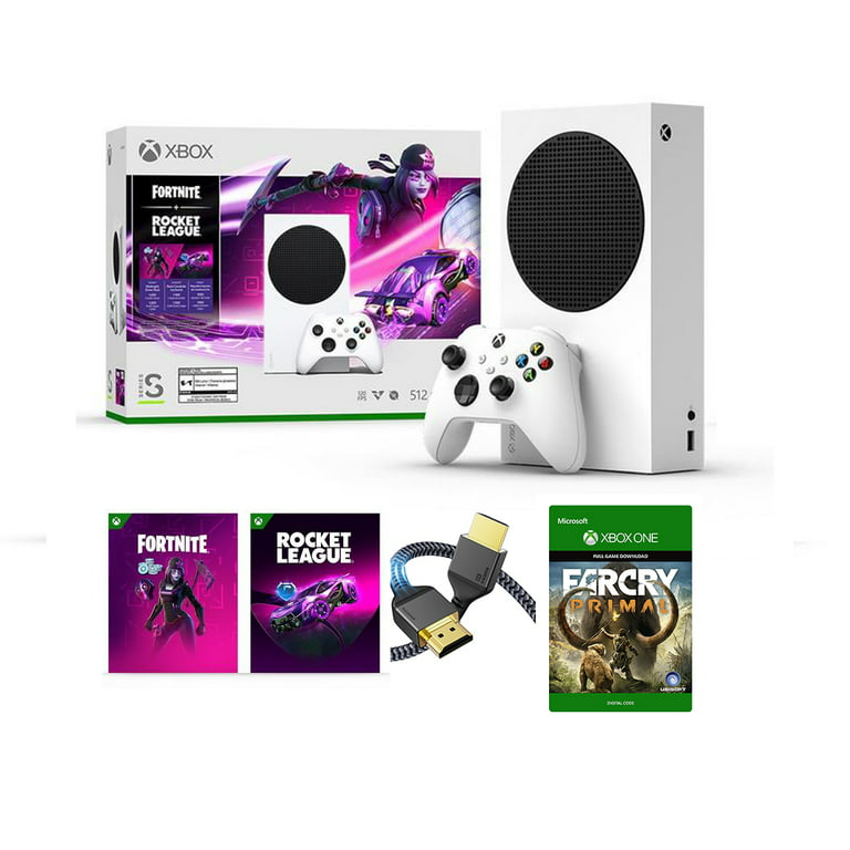 Microsoft Xbox Series S Fortnite and Rocket League Midnight Drive Pack  Bundle with Mytrix High Speed HDMI