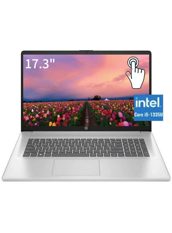 Newest HP 17.3" Diagonal HD touchscreen Laptop, 13th Gen Intel Core i5-1335U Processor, 32GB RAM, 1TB SSD,Backlit Keyboard, Webcam, Wi-Fi 6, Bluetooth,Windows 11 Home, Silver
