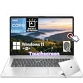 thumbnail image 1 of Newest HP 17.3" Diagonal HD touchscreen Laptop, 13th Gen Intel Core i5-1335U Processor, 32GB RAM, 1TB SSD,Backlit Keyboard, Webcam, Wi-Fi 6, Bluetooth,Windows 11 Pro, Silver, 1 of 8