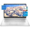 thumbnail image 1 of Newest HP 17 Laptop, 17.3" FHD Display, Intel Core i5-1135G7 (Beats i7-1065G7) Processor, 32GB RAM, 1TB SSD, Webcam, HDMI, Bluetooth, Type-C, Wi-Fi, Windows 11 Pro, Silver, 1 of 5