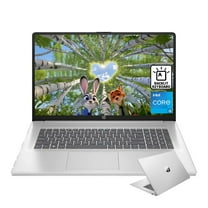 Newest HP 17 Laptop, 17.3" FHD Display, Intel Core i5-1135G7 (Beats i7-1065G7) Processor, 32GB RAM, 2TB SSD, Webcam, HDMI, Bluetooth, Type-C, Wi-Fi, Windows 11 Pro, Silver