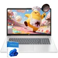 thumbnail image 1 of Newest HP 17 Laptop, 17.3" FHD Display, Intel Core i5-1135G7 (Beats i7-1065G7) Processor, 8GB RAM, 512GB SSD, 1 Year Office 365,Webcam, HDMI, Bluetooth, Type-C, Wi-Fi, Windows 11 Pro, Silver, 1 of 7