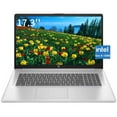 thumbnail image 1 of Newest HP 17 Laptop, 17.3" FHD IPS Display, Intel Core i5 1335U(Beat i7-1255U), 32GB RAM, 1TB SSD, Backlit Keyboard, Numeric Keypad, Wi-Fi 6, Bluetooth, Windows 11 Home Silver, 1 of 5