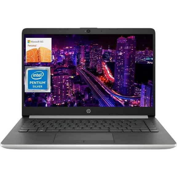 Newest HP Laptop, 14" FHD Display, Intel Pentium Silver N5030,4GB RAM, 64GB eMMC, Bluetooth, Wi-Fi, Windows 10 Home S Mode