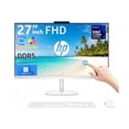 thumbnail image 1 of Newest HP OmniStudio 27" FHD Touchscreen All-in-One Desktop Computer, Intel 8-Core Ultra 7 355 Processor, 16GB DDR5 RAM 512GB Storage , Wireless Keyboard & Mouse, Windows 11 Home, White, 1 of 9