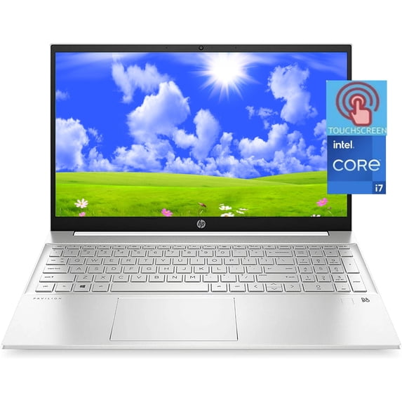 Newest HP Pavilion 15.6" FHD Touchscreen Laptop, 13th Gen Intel Core i7-1355U,32GB RAM,2TB SSD,Intel Iris Xe Graphics,Backlit Keyboard ,Webcam, HDMI,Wifi 6 ,Bluetooth ,Windows 11 Home,Silver