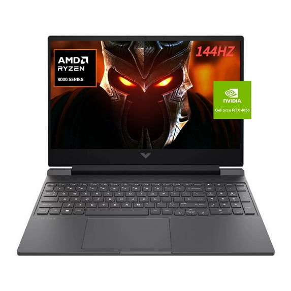 HP Victus 15.6 inch FHD IPS 144Hz Gaming Laptop AMD Ryzen 5-8645HS NVIDIA GeForce RTX 4050 16GB DDR5 1TB SSD Backlit Mica Silver (2024)