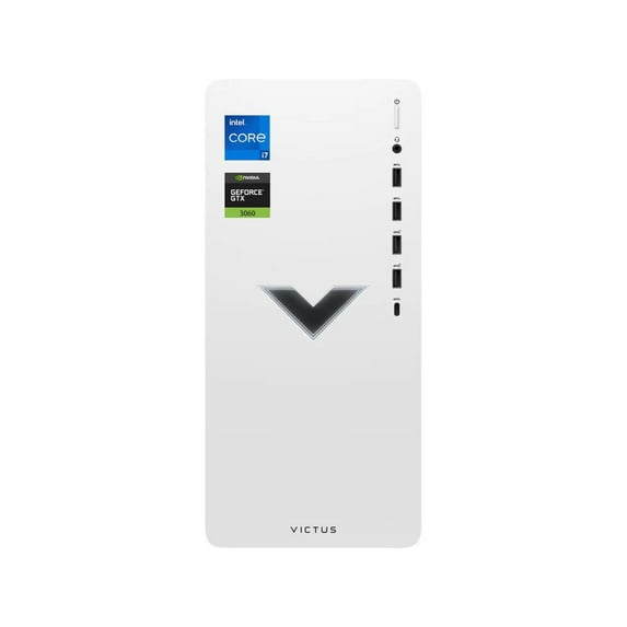Newest HP Victus 15L Gaming Desktop, 12th Gen Intel Core i7-12700 (12 cores), NVIDIA GeForce RTX 3060, 32GB RAM, 1TB SSD, 1TB HDD, Wi-Fi 6, Bluetooth, HDMI, DisplayPort, Windows 11 Home, Cefesfy
