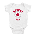thumbnail image 1 of Newest Japan National Soccer Team Fan Cute Baby Rompers Newborn Clothes Outfits (White, 6-12 Months), 1 of 5