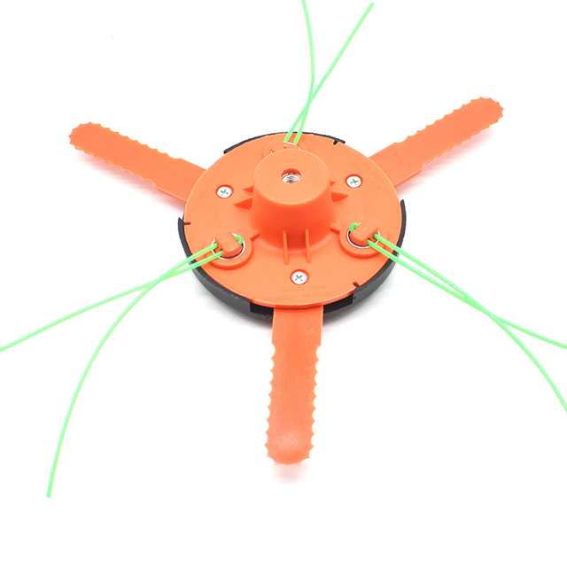 Newest Knife/Blade Rope DualUse Grass Cutter Trimmer Head With Steel