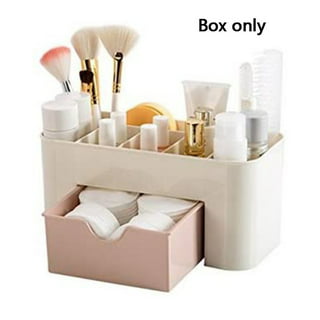 New Plastic Portable Makeup Organizer Caddy Tote Divided Basket Bin with  Handle, for Bathroom Storage - Holds Blush Makeup Brushes, Eyeshadow  Palette