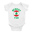 thumbnail image 1 of Newest Lebanon National Soccer Team Fan Cute Baby Clothes Unisex (White, 18-24 Months), 1 of 5