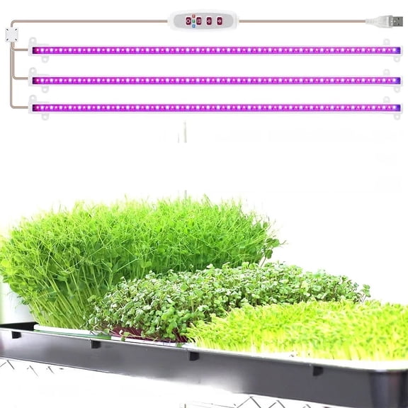 Newest Led Growing Light Strips for Plants Bars Full Spectrum Polychromatic Led Timer Phyto Lamp ,Easy Installation
